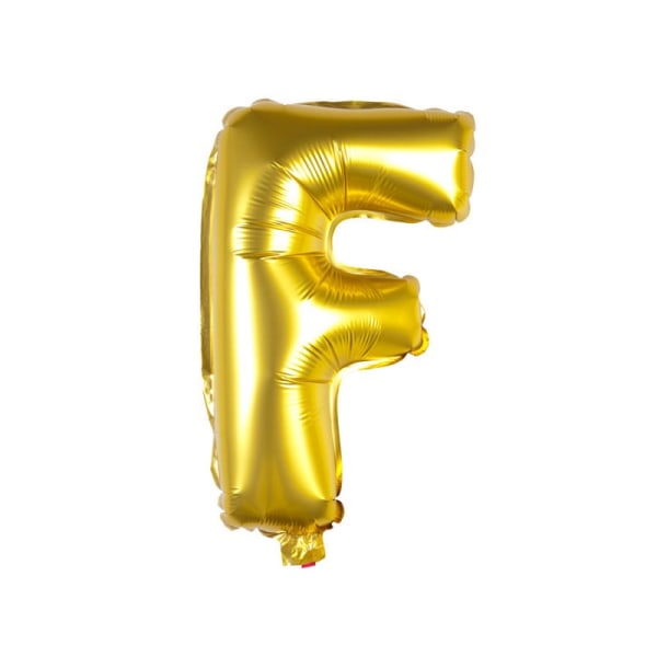 Folieballong - bokstav guld (F)