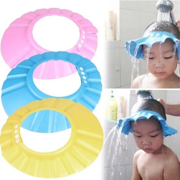 Vattenskärm, duschskydd bebis och barn blå