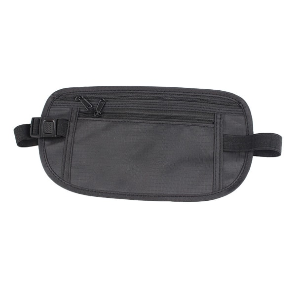 Waist Pack Professional Large Capacity Light Weight Breathable Mesh Workout Waist Pack Bag for Sports Jogging Outdoor Black