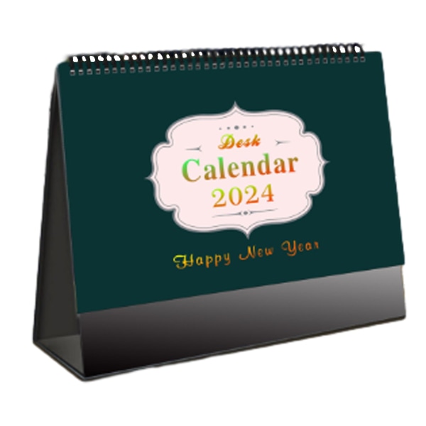 2024 Standing Flip Desk Calendar, januari 2024 till december 2024, 6,9"