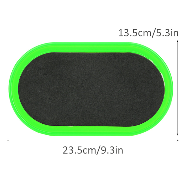 2Pcs Workout Sliding Disc Disks Slider Slide Mat Sports Abdominal Muscle Fitness Equipmentgreen