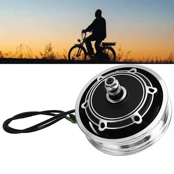 10 Inch Electric Scooter Hub Motor Noiseless Strong Bearing Waterproof Electric Bike Disc Brake Hub Motor 48V 500W