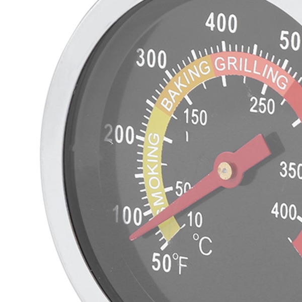 BBQ-termometer i rustfritt stål, 50~800℉, for grilling