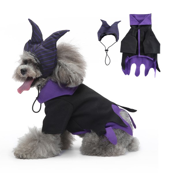 Hunddräkt Halloween Hund Cosplay Kostymklänning för valp