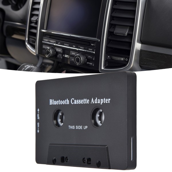 Trådlös bilkassettspelare adapter Bil Bluetooth kassettmottagare konverterare med USB kabel