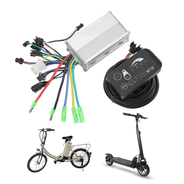 36V 250W 350W Electric Bike Brushless Motor Controller with 810LED Panel for Bike Retrofit