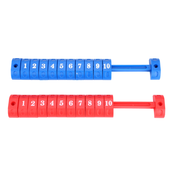 2pcs/set Table Football 10 Numbers Scoring Score Counter Indicator Red & Blue