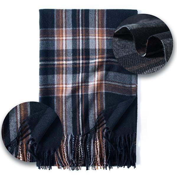 Black sale winter scarf
