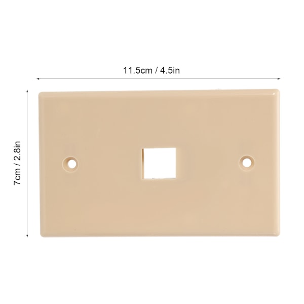 5Pcs/set ABS Panel US Standard Wall Plate Panel for Hotel Office BuildingSingle Port