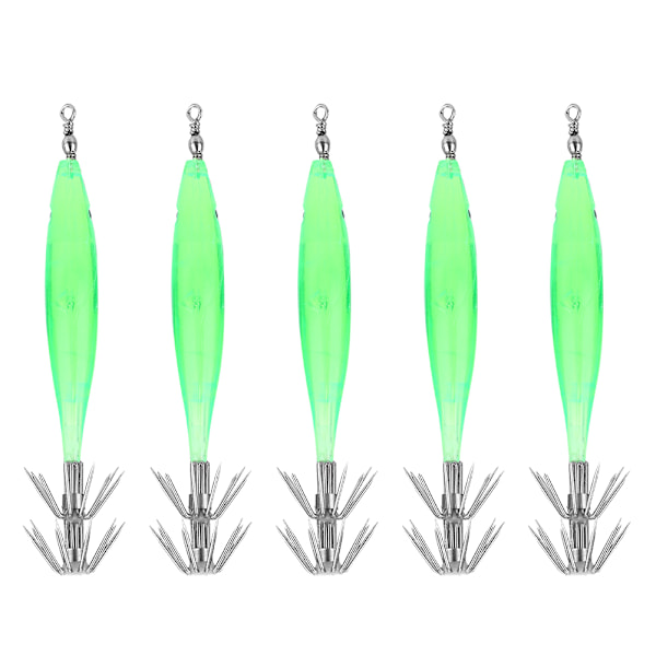 Korkea Laatu Kalmari Kalan Koukku Syötti Osia Kalastus Tarvike (Vihreä)