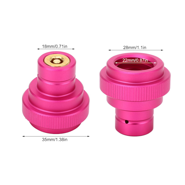 Soda Vand CO2 Adapter TR21 4 Han Tråd Soda Vand CO2 Cylinder Connector til Terra Pink