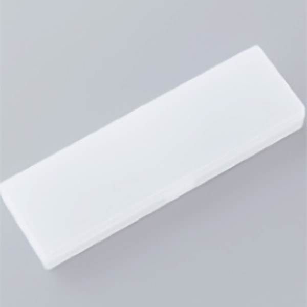 Mini Plastic Semi Transparent Frosted Pen Pencil Case Holder Box Student Stationery (White)