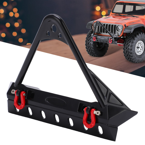 RC Stinger Front Bumper med LED-ljus för Axial Scx10 / II / III Generation 1/10 RC CarTip Bumper