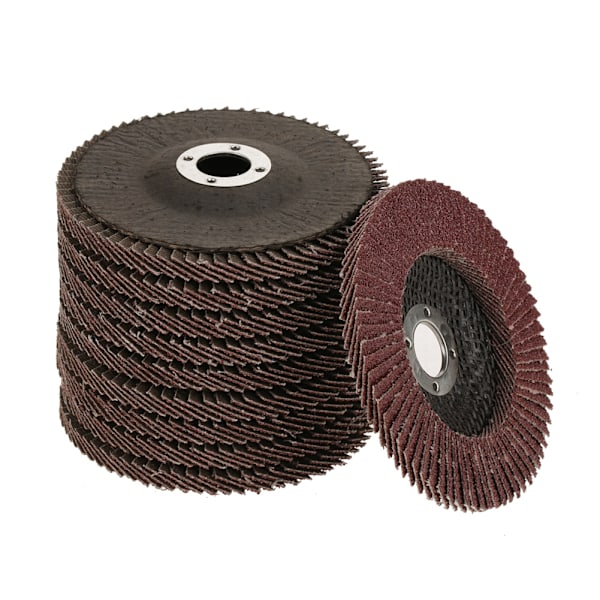 10Pcs Grit 60 Grinding Sanding Disc Polishing Wheel Grinding Flap Disc 100*6*16 mm