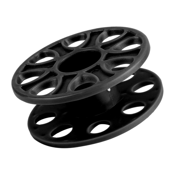 Hållbar plast Scuba Diving Compact Finger Spool Reel Dykare undervattenstillbehör Svart