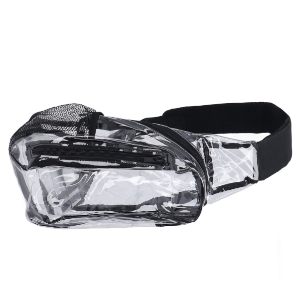 Gjennomsiktig Sling Bag Stadion Godkjent Liten PVC Casual Vanntett Transparent Brystveske for Fotturer Stadion Eller Konserter