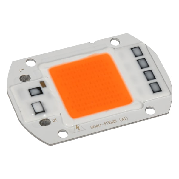 1 stk 50W Full Spectrum Varmt/Hvitt LED COB Chip Vekstlys Vekstlampe Hage Hydroponisk Plante