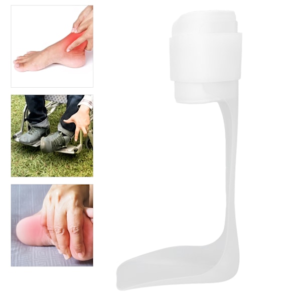 Lätt Drop Foot Support Brace, Ultratunn fotledsstöd för svaga plantar muskler, fotledspronation, vänster 44-47