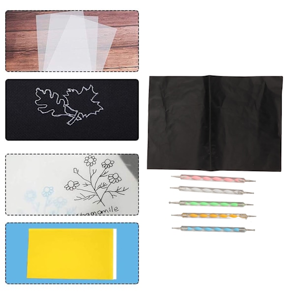 25 Pcs A4 Transfer Paper Graphite Stencil Transfer Paper Tracing Papers for DIY Crafts Arts