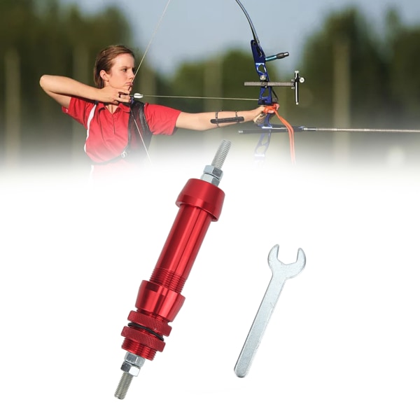 Bowfishing Reel Mount Aluminium Legering Flugfiske Reel Seat för Compound Recurve Bow Röd