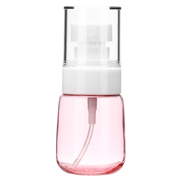 U-formad Sprayflaska med Tjock Botten Ultrafin Mist Kosmetikflaska 30ml (Transparent Rosa)