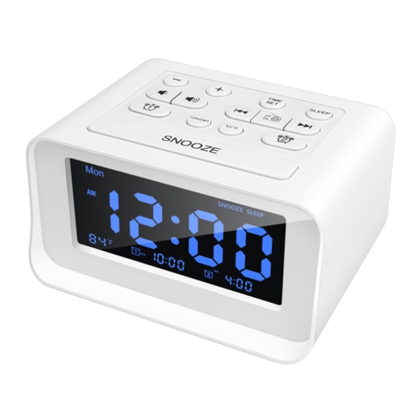Digital LED-klockradio för sovrum med USB laddningsport eb74 | Fyndiq