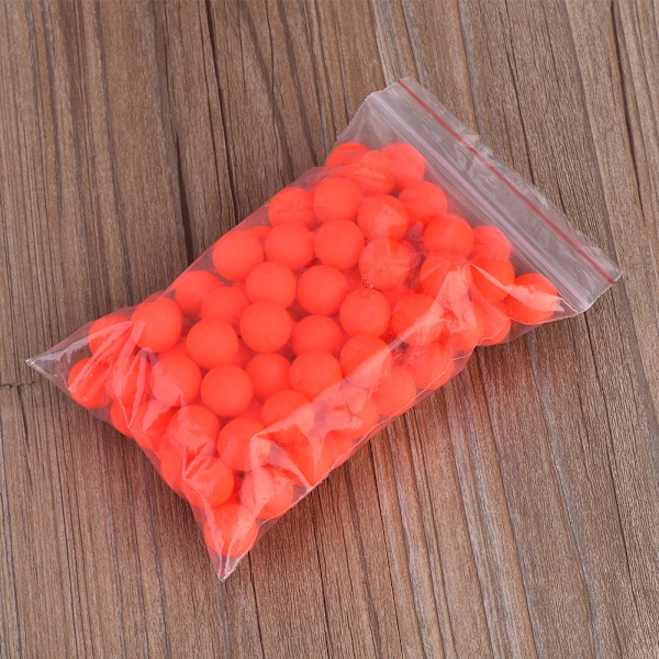 100Pcs EPS Foam Buoyancy Ball Fishing Float Strike Indicator Tackle Accessory (6#)