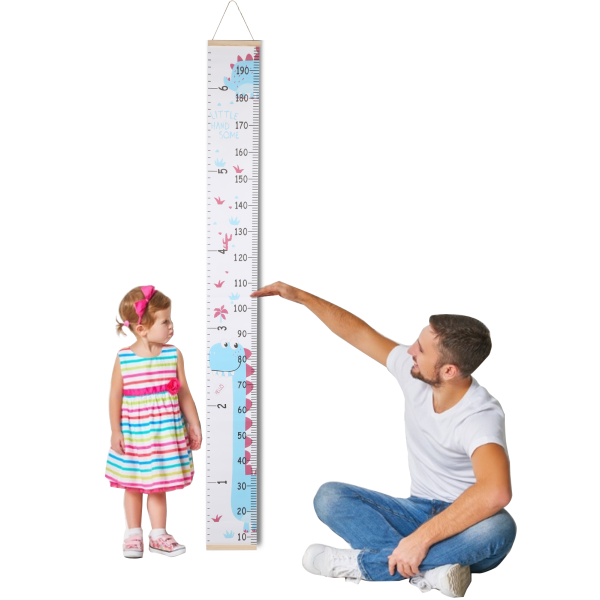 Barn Höjd Mätning Tillväxtdiagram Vägglinjal Väx Mätning Fotografi Prop5#