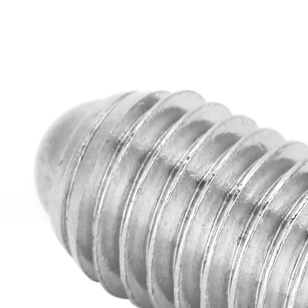 10Pcs M12 Stainless Steel Thread Hex Socket Spring Ball Plunger Screw (M12*25)