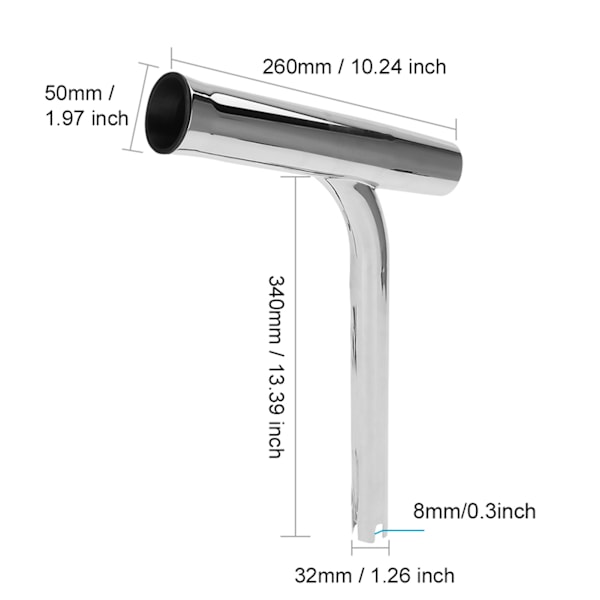 Stål Fiske Stang Holder Pol Montering Brakett Verktøy Tilbehør for Marine Båt