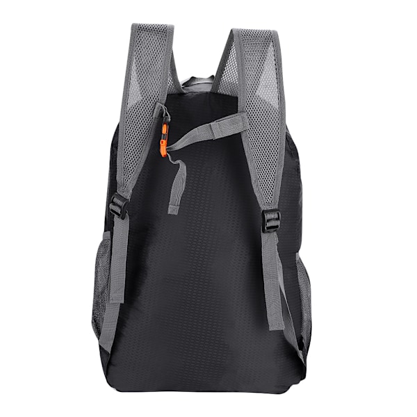 Outdoor Lightweight Black Fashion Folding Sports Backpack Dual Shoulder Hiking Travel Bag