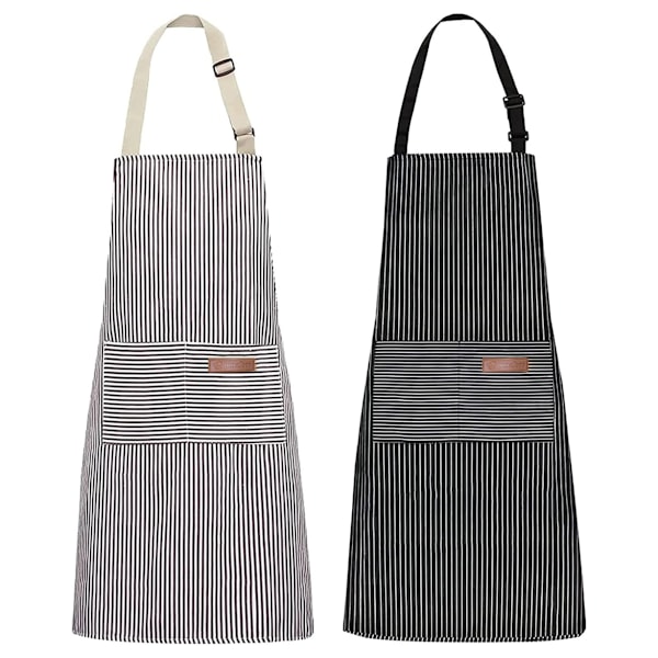 Kitchen apron women, apron made of cotton linen, for cakes, baking