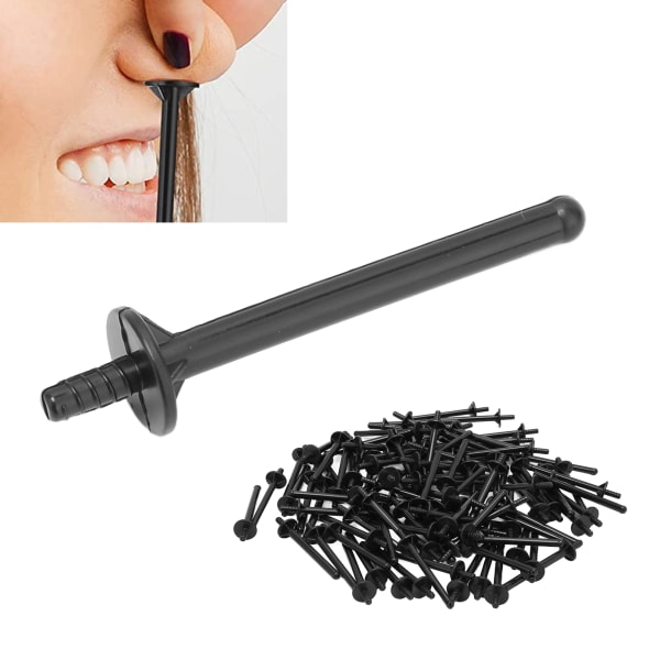 100 st Nose Wax Sticks Applikator Professionell PP Nose Waxing Strips för rengöring av näsborrar hårborttagning