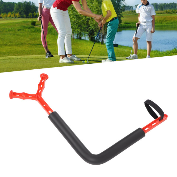 Golf Swing Träningshjälp Golf Spinner Swing Motion Trainer Posture Corrector Träningsutrustning Röd