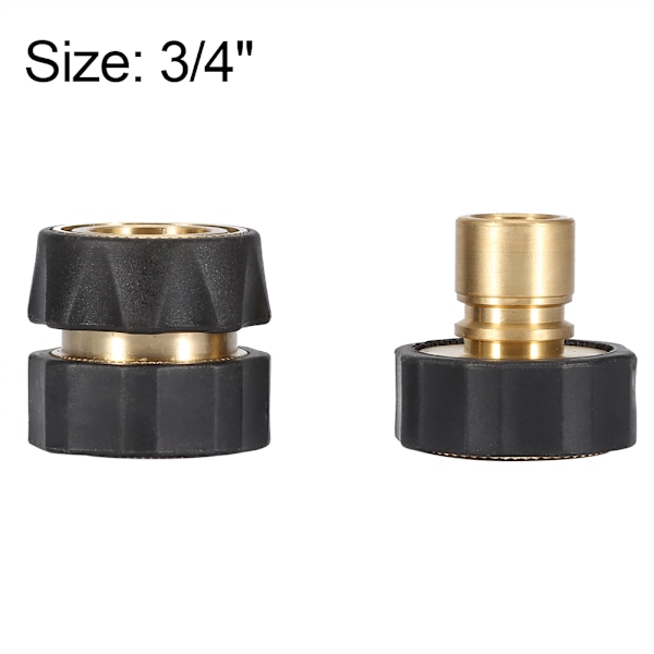 Garden Hose Quick Connector Set Garden Hose Fitting Water Hose Connectors (Inner Thread)