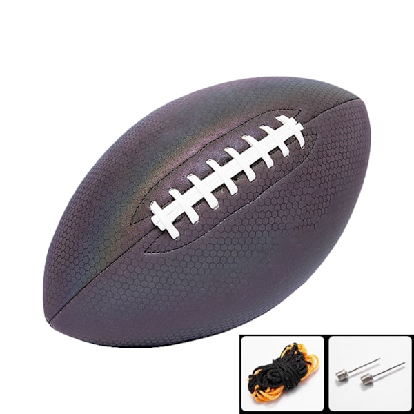 Luminous Fluorescent Reflective Football Pu American Standard Game Training Ball