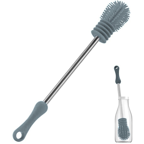 Bottle cleaner, silicone brush