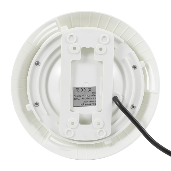 15W AC12V LED-valkoinen vedenalainen valo IP68 vedenpitävä RGB-uima-altaan valaistus