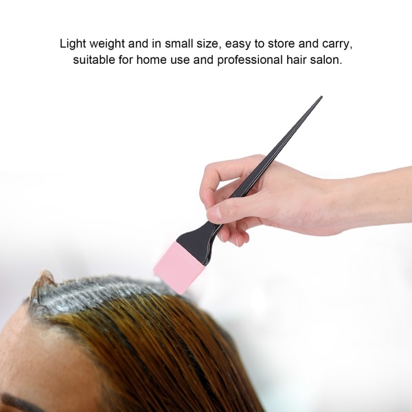 6 st silikon hårfärgningsborste hem frisörsalong hårbehandlingar färgborstset