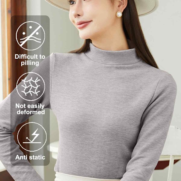 Dame turtleneck sweater basic sweater, strikket sweater, til vinter