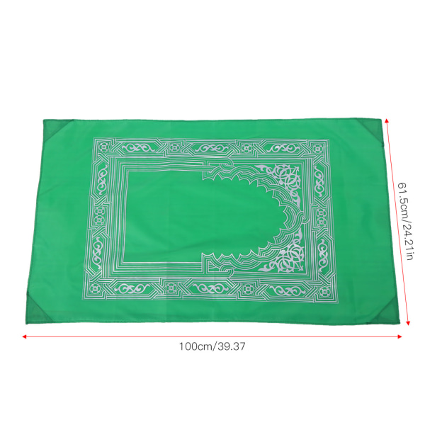 4Pcs Portable Zipper Bag Compass Muslim Prayer Mat Carpet Worship Blanket