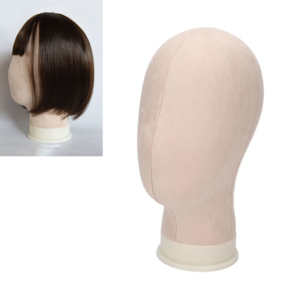 11.8 Inch Canvas Block Wig Head for Making Wigs Simulation Mannequin Head With Head Pins