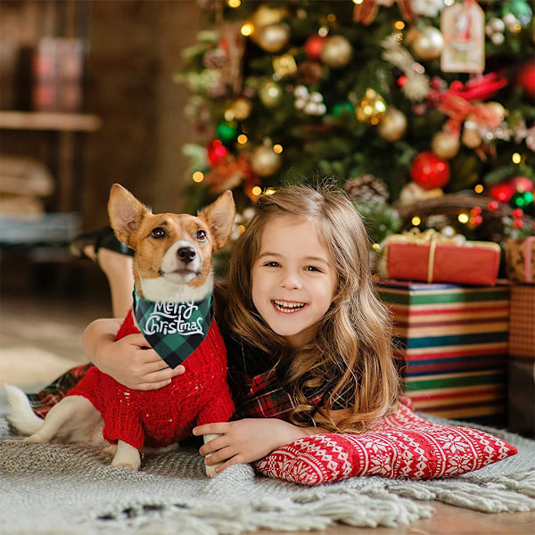 Hunde Bandanas Jul Kæledyr Halstørklæde