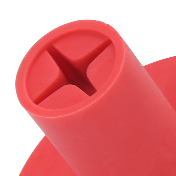 38 mm golfteehållare i gummi, träningshjälpmedel för driving range och övningsmatta, röd