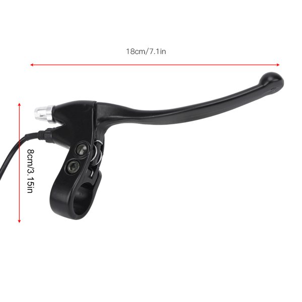 Pair of Aluminium Thicken Brake Lever Handle for Electric Bicycle Scooter Bike