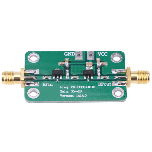 20-3000MHz Bredbånds RF Lavstøjforstærker Radiofrekvens LNA Forøgelse: 35dB