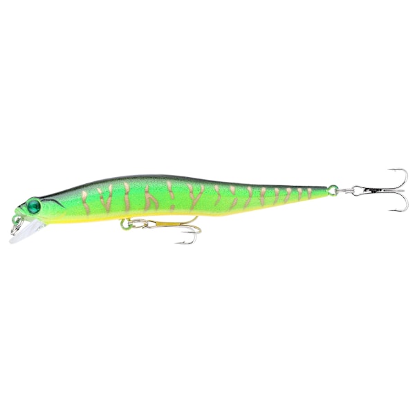 Vivid Sound Myke Lures Kunstig Crankbait Minnow Fiske Synkende Agn med Kroker (Grønn)