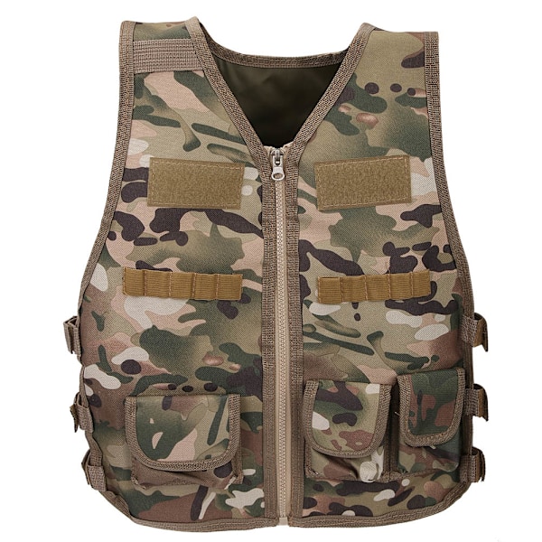 Children Enfants Camouflage Games Training Nylon Vest(CP Camouflage M)