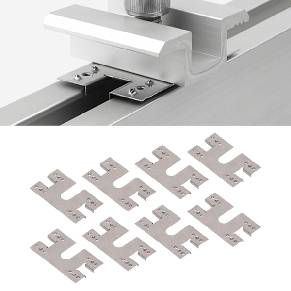 100 stk PV Jording Ledende Pakning Lynvern PV Ledende Skive for 30X40 T-spor Skinne