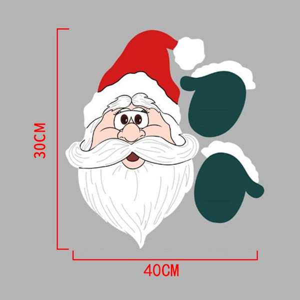 Puinen aitarakennelma, joulupukki